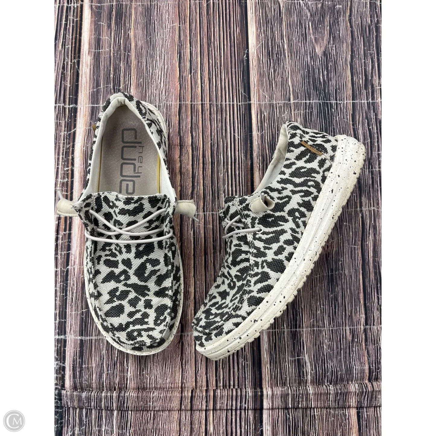 Shoes Flats By Hey Dude In Black, Size: 6