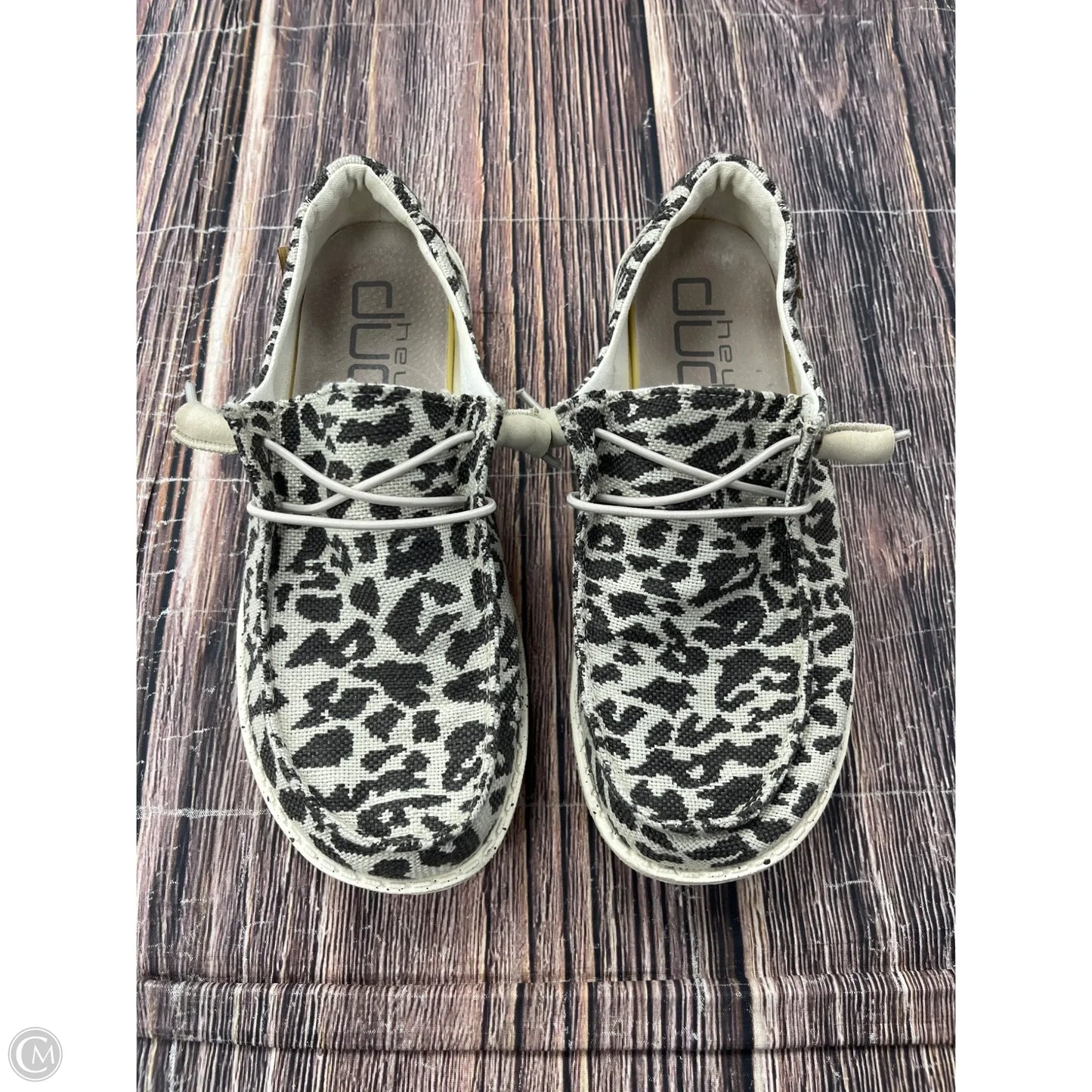 Shoes Flats By Hey Dude In Black, Size: 6