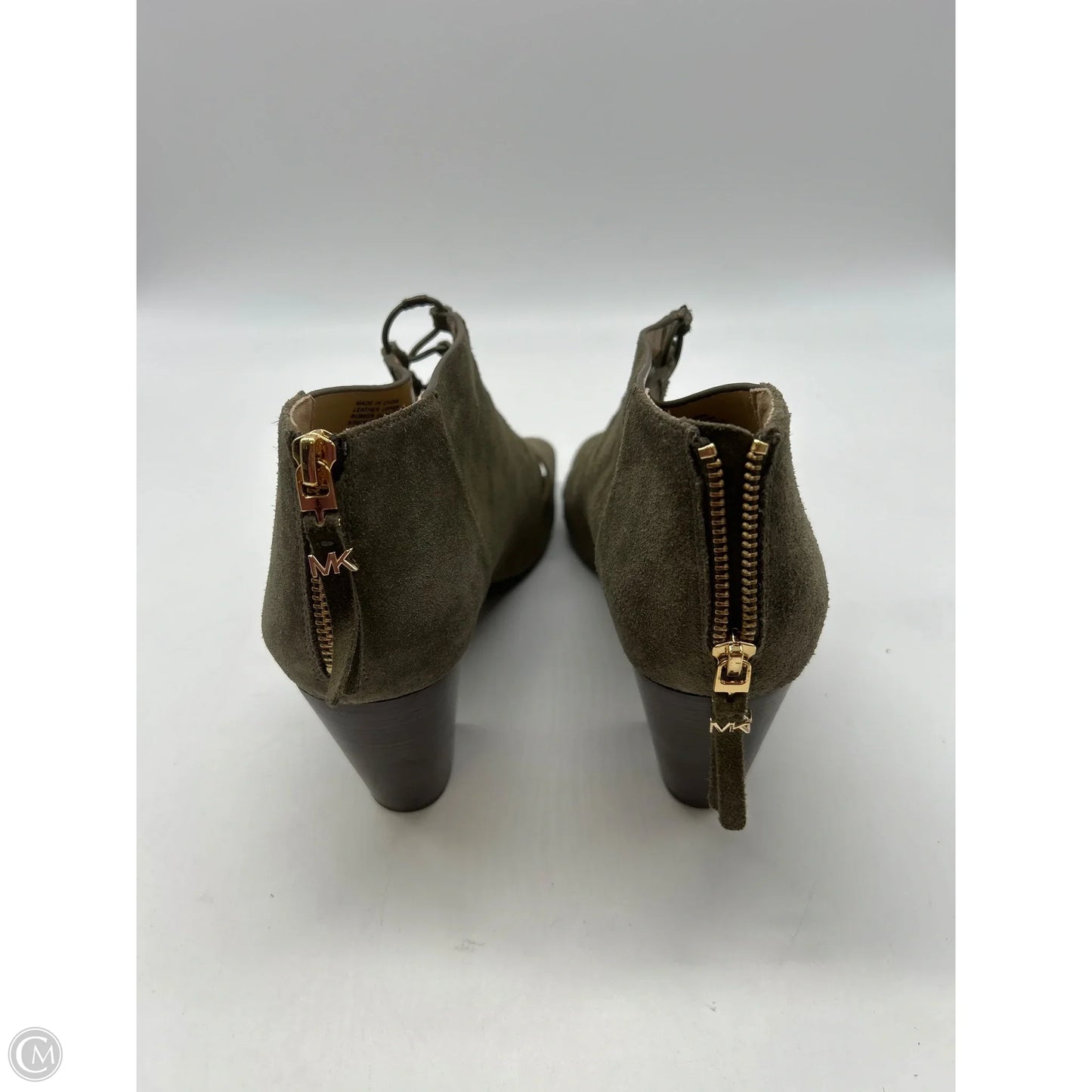 Sandals Heels Block By Michael By Michael Kors In Green, Size: 9.5