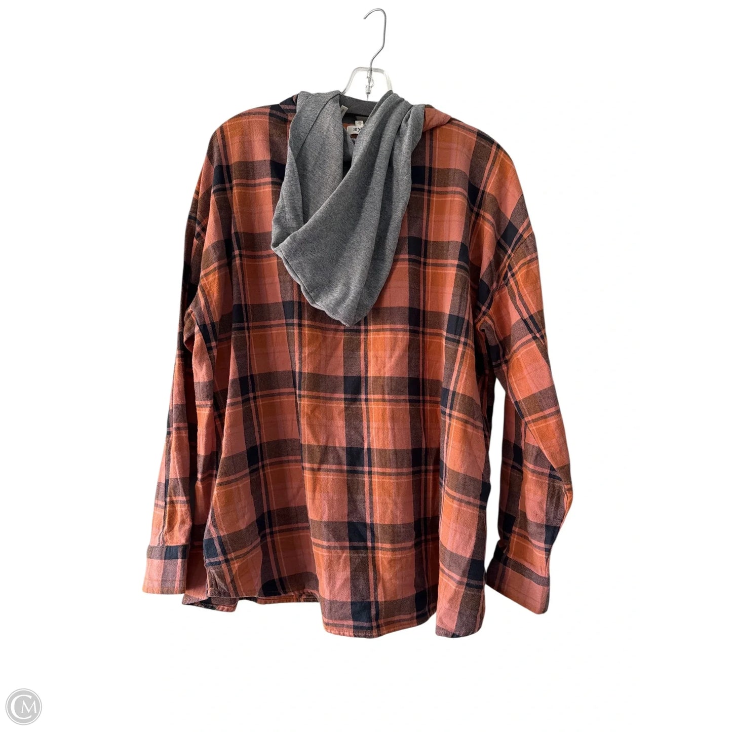 Top Long Sleeve By Bke In Orange, Size: L