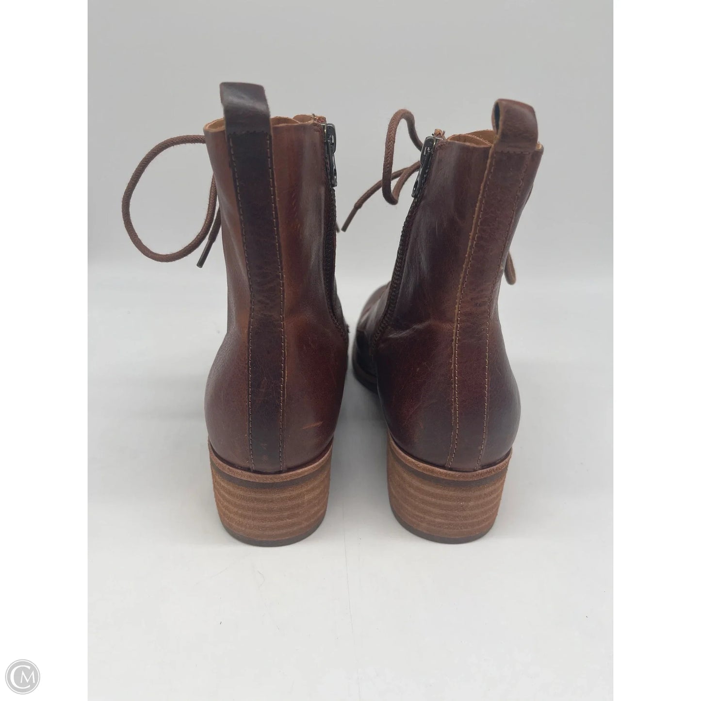 Boots Ankle Flats By Kork Ease In Brown, Size: 8.5