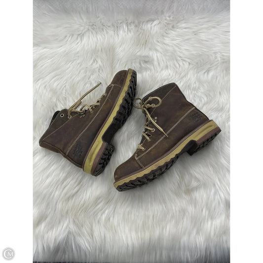 Boots Ankle Flats By Timberland In Brown, Size: 6.5