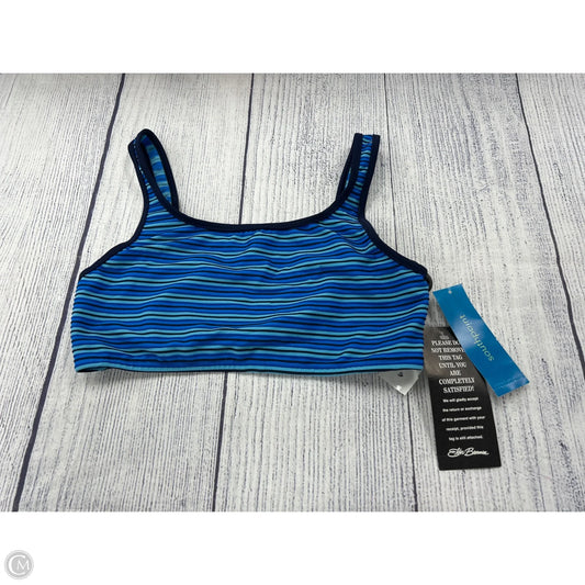Swimsuit Top By Clothes Mentor In Blue, Size: Xl
