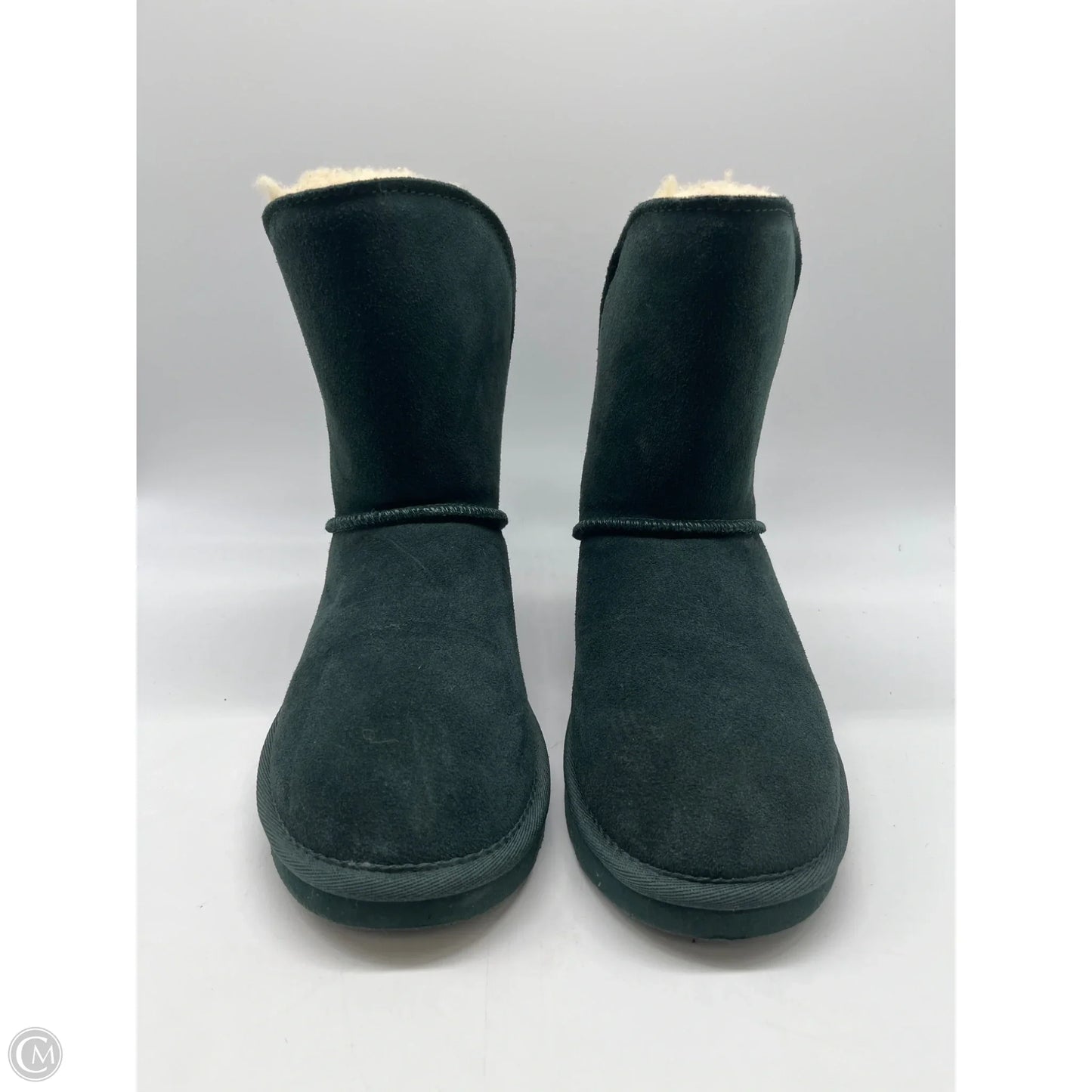Boots Ankle Flats By Bearpaw In Green, Size: 8