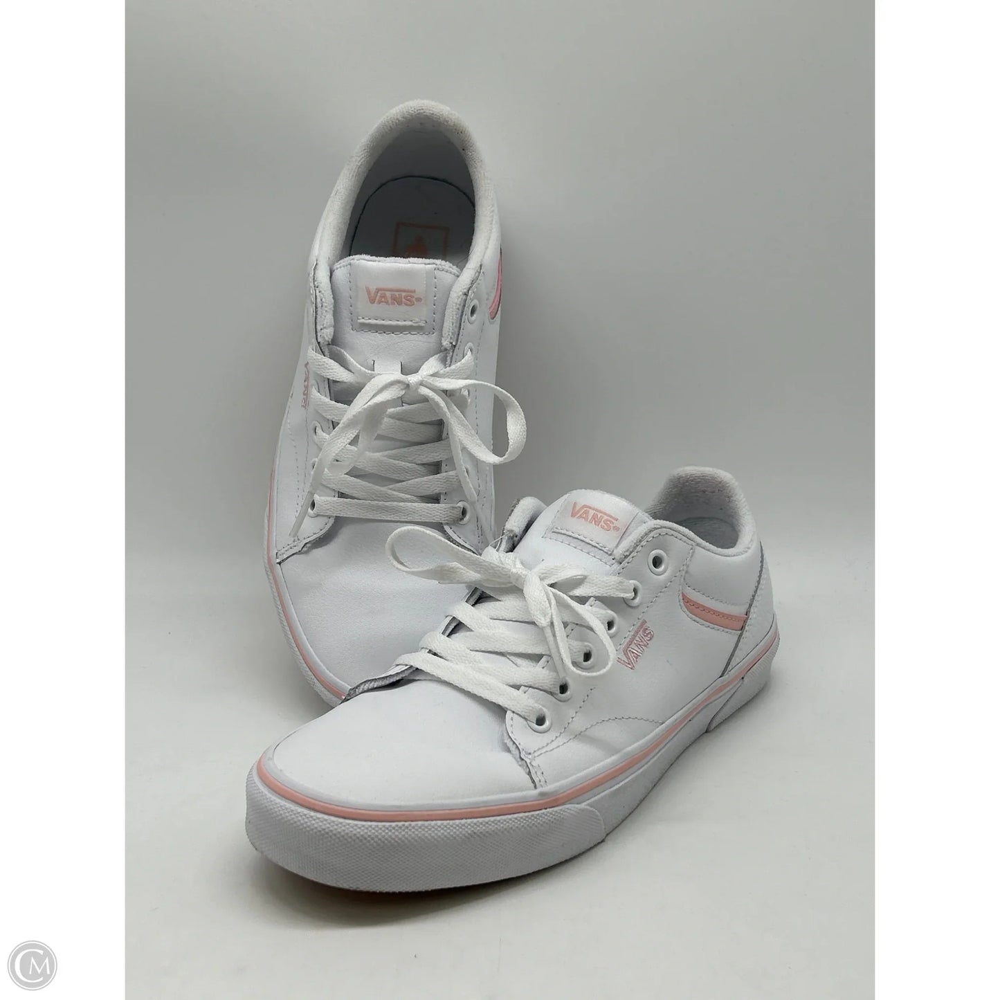 Shoes Sneakers By Vans In White, Size: 9.5