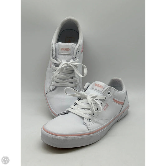Shoes Sneakers By Vans In White, Size: 9.5