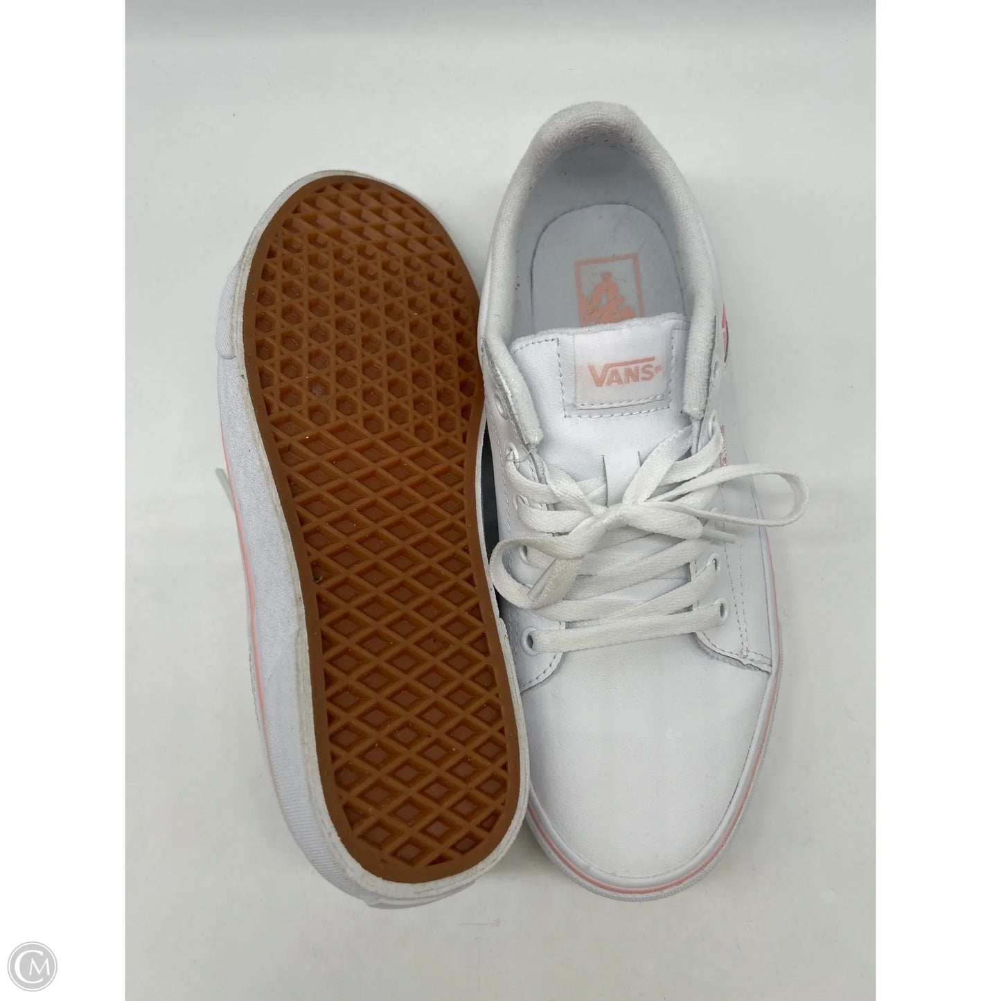 Shoes Sneakers By Vans In White, Size: 9.5