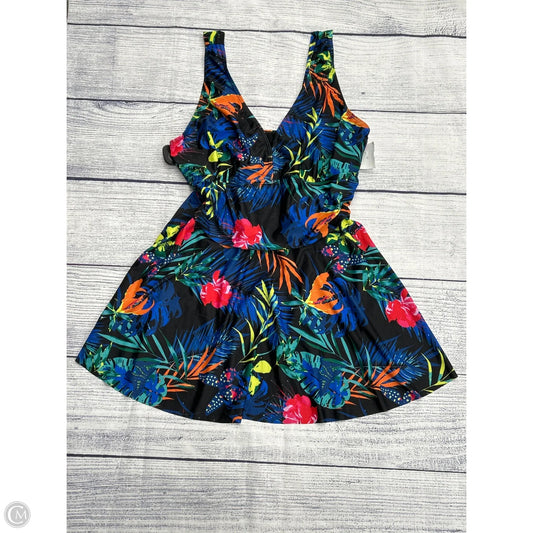 Swimsuit Top By Clothes Mentor In Black, Size: 3x