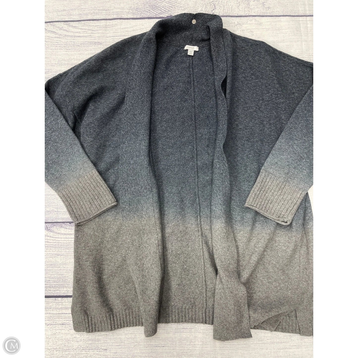 Cardigan By Pure Jill In Blue, Size: 2x