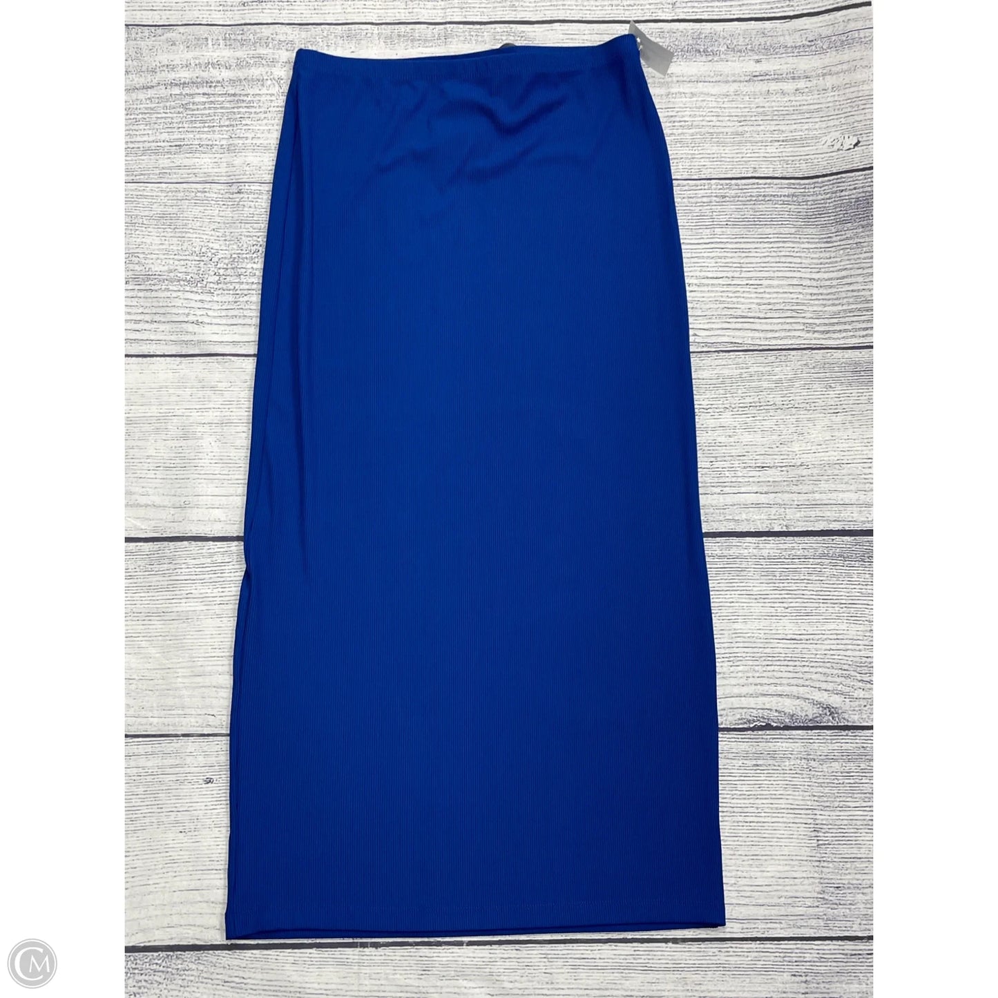 Skirt Maxi By Divided In Blue, Size: M