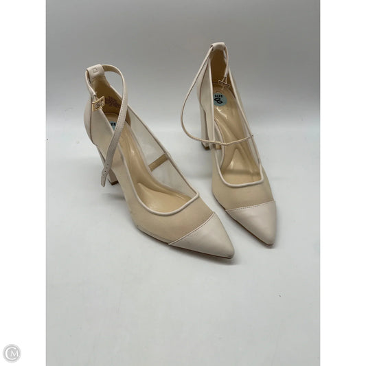 Shoes Heels Block By Jessica Simpson In White, Size: 8