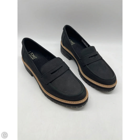 Shoes Flats By Toms In Black, Size: 10
