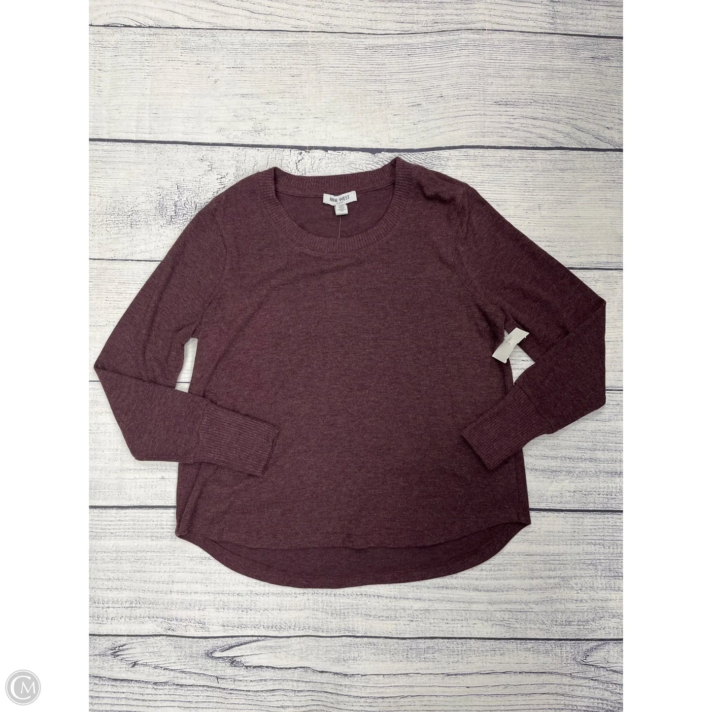 Sweater By Nine West In Purple, Size: Xl