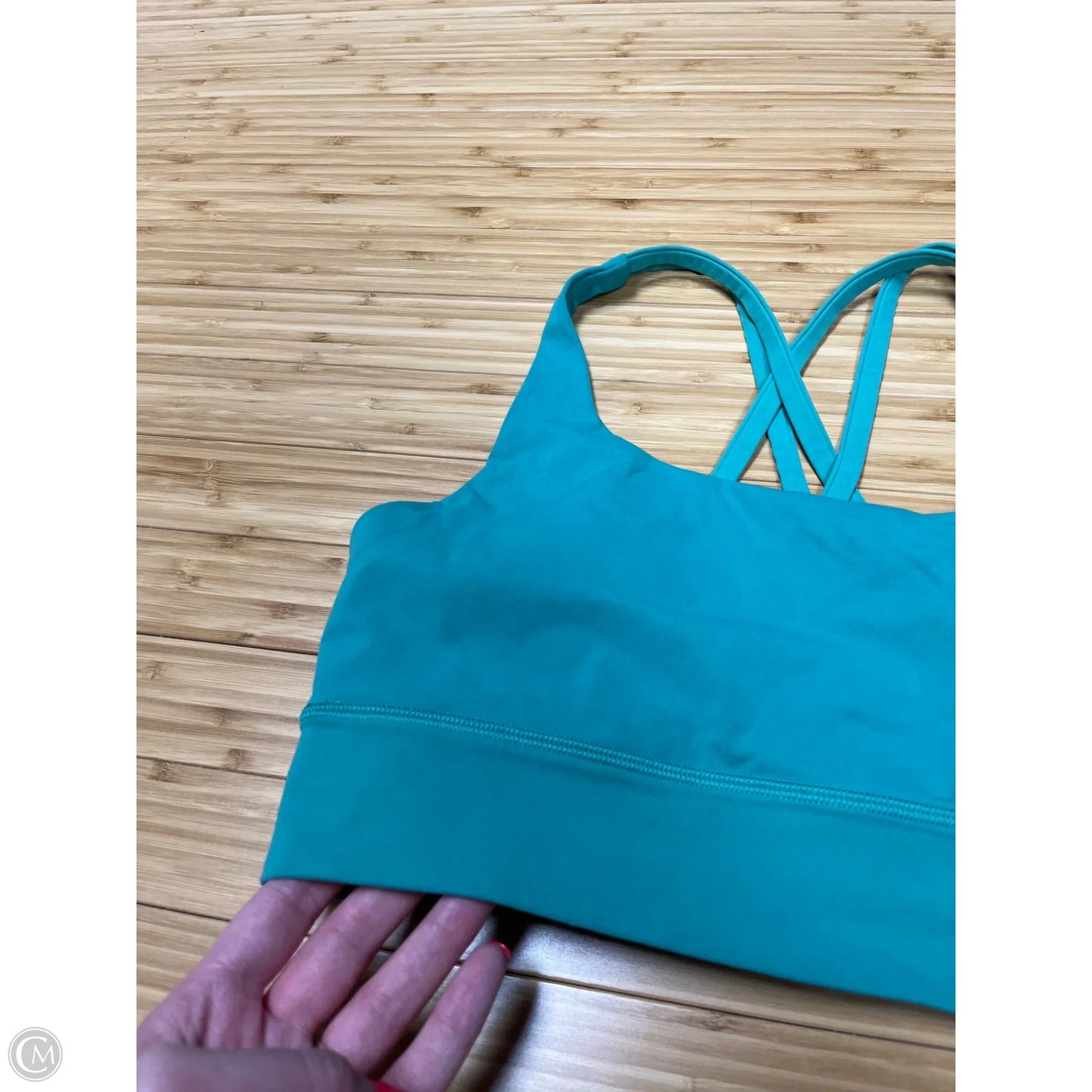 Athletic Bra By Lululemon In Green, Size: 10