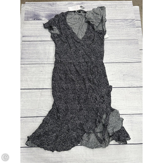 Dress Casual Midi By Zesica In Black, Size: 1x