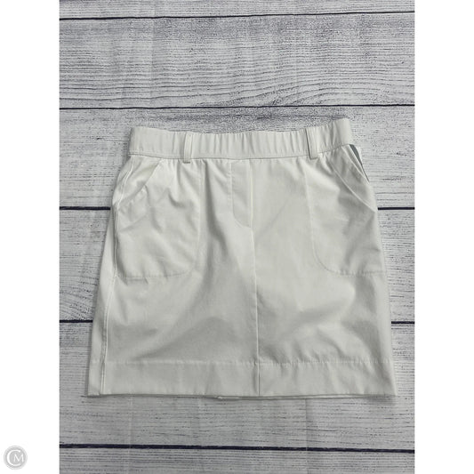 Athletic Skort By Clothes Mentor In White, Size: S
