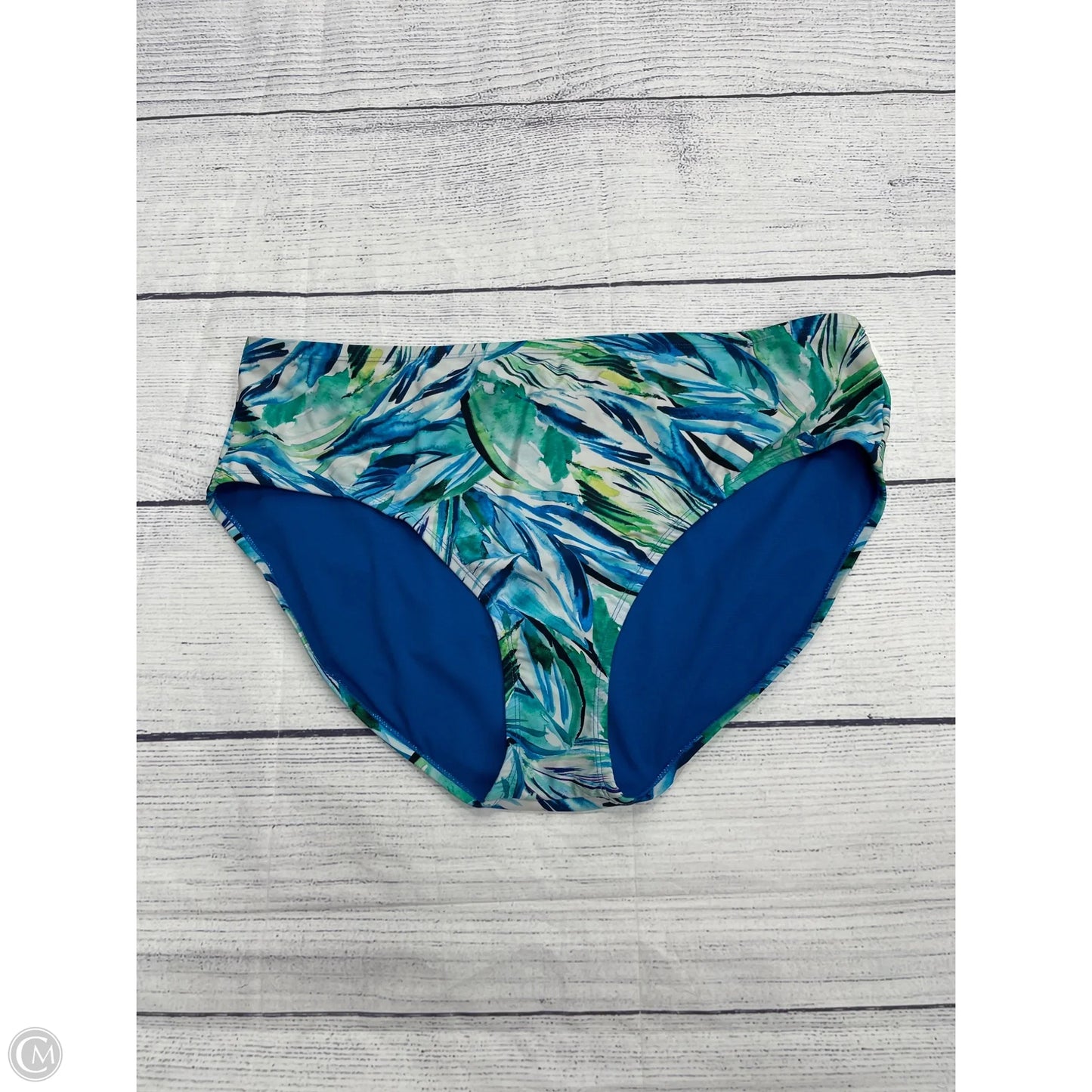 Swimsuit Bottom By Time And Tru In Blue, Size: 3x