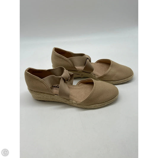Shoes Heels Wedge By Life Stride In Tan, Size: 8