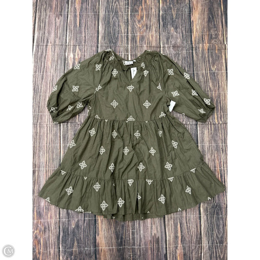 Dress Casual Short By Clothes Mentor In Green, Size: 1x