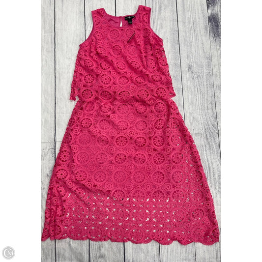 Skirt Set 2pc By Ashley Stewart In Pink, Size: Xl