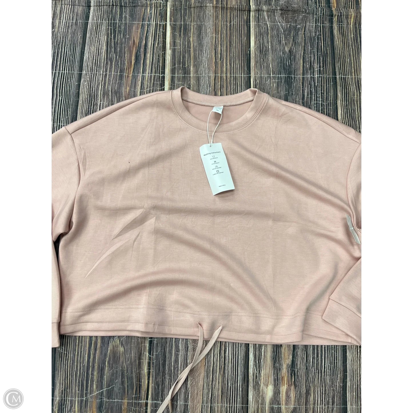 Sweatshirt Crewneck By Exlura In Pink, Size: 2x