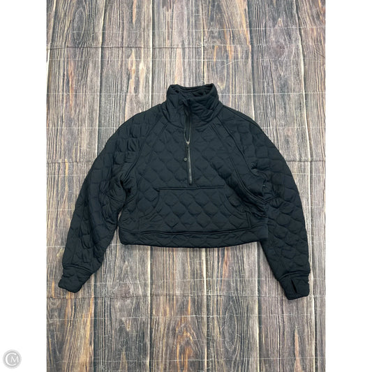 Athletic Sweatshirt Collar By Lululemon In Black, Size: M