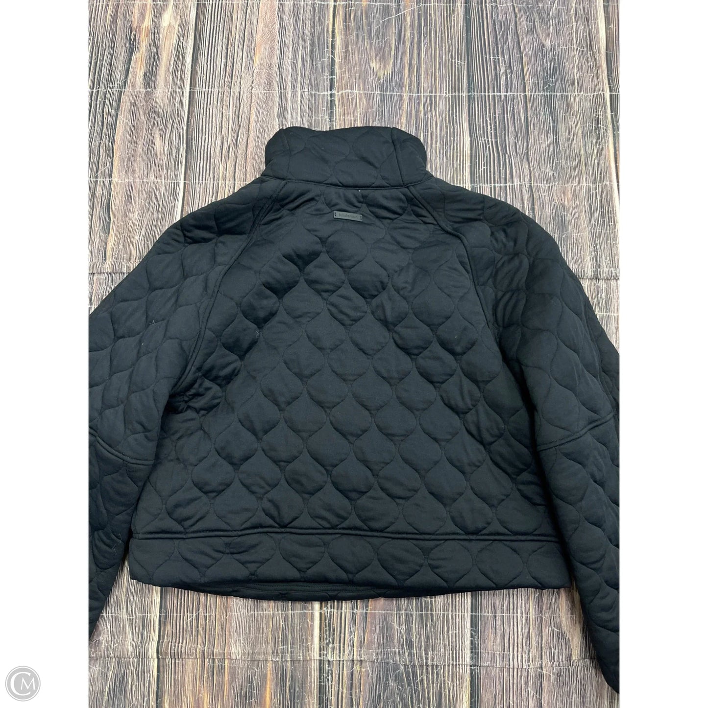 Athletic Sweatshirt Collar By Lululemon In Black, Size: M