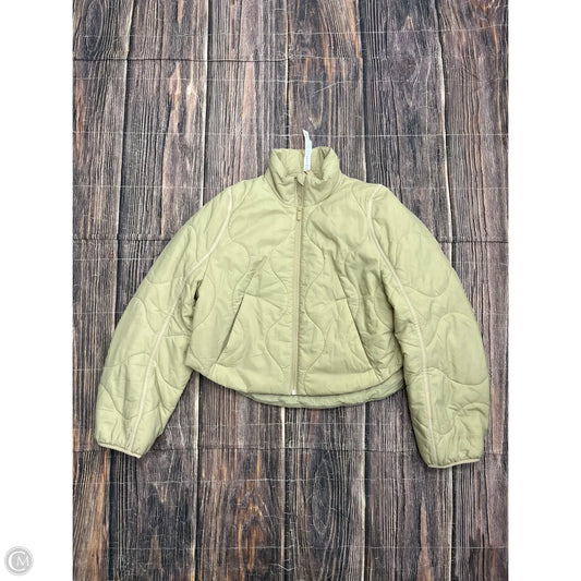 Athletic Jacket By Lululemon In Tan, Size: 6