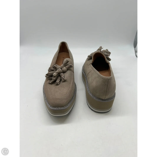 Shoes Heels Platform By Johnston & Murphy In Taupe, Size: 9.5
