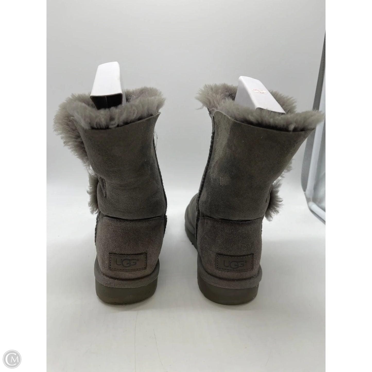 Boots Designer By Ugg In Grey, Size: 7