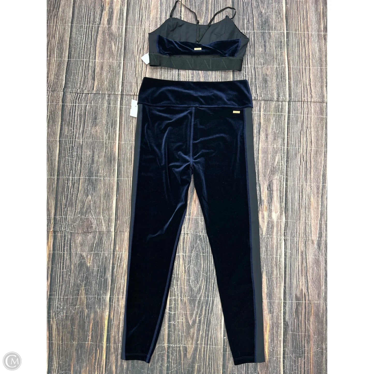 Athletic Pants 2pc By Clothes Mentor In Blue, Size: L