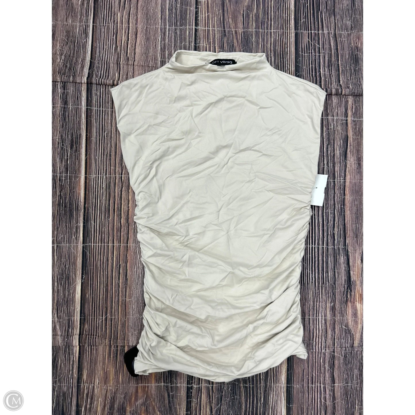 Top Sleeveless By Loft In Cream, Size: S