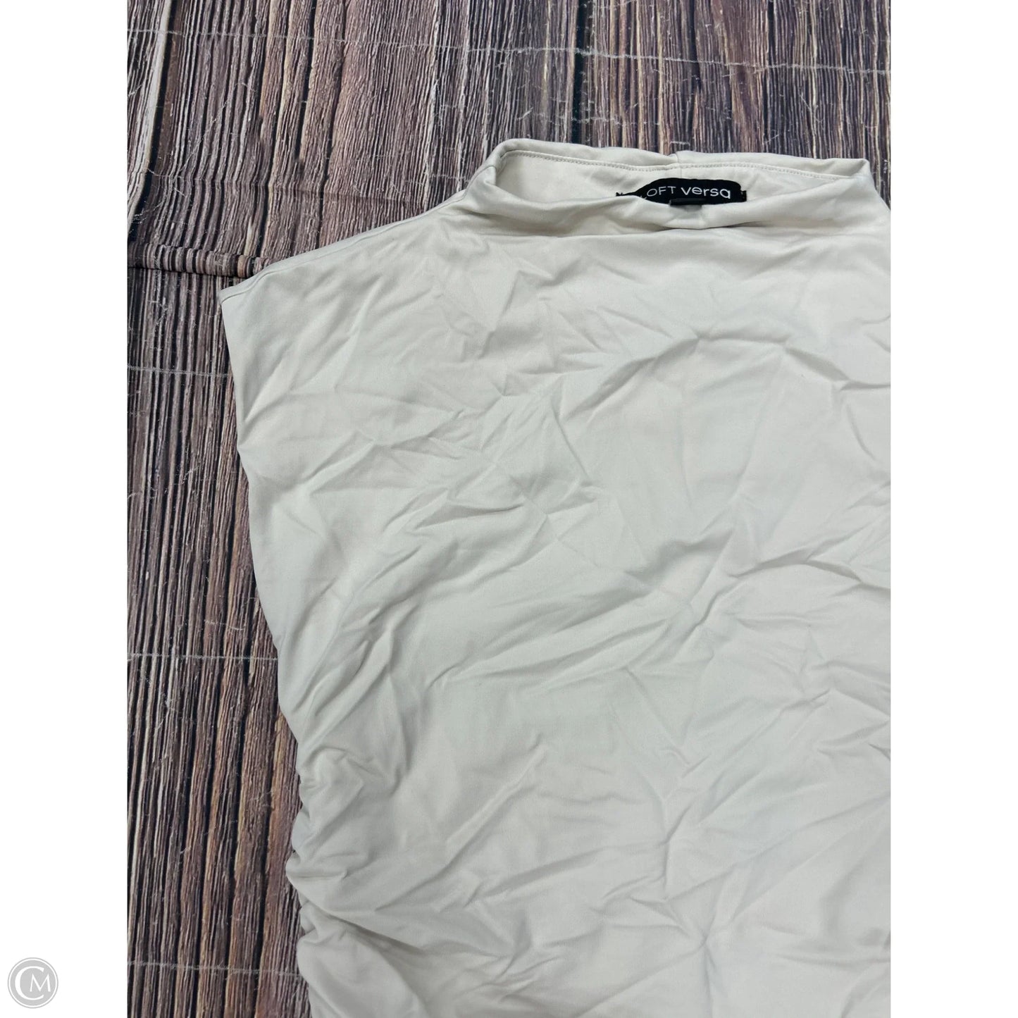 Top Sleeveless By Loft In Cream, Size: S