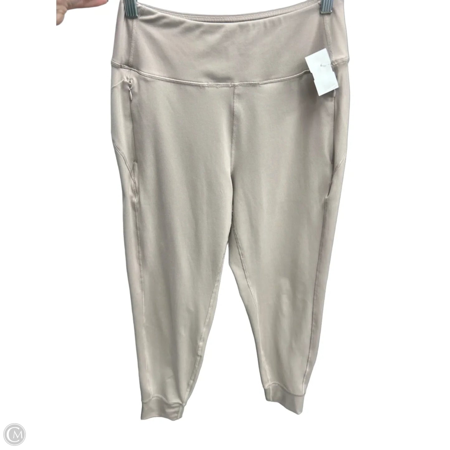 Athletic Pants By 90 Degrees By Reflex In Taupe, Size: S