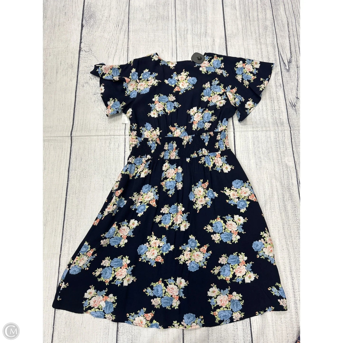 Dress Casual Midi By Loft In Blue, Size: 2