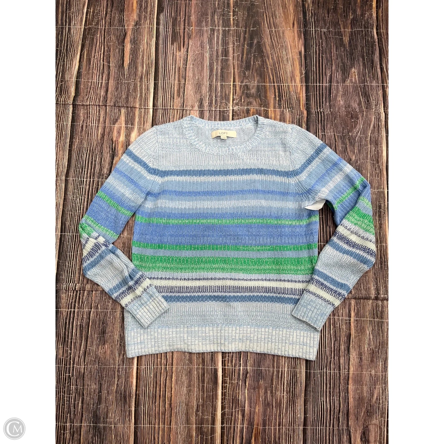 Sweater By Loft In Blue, Size: M