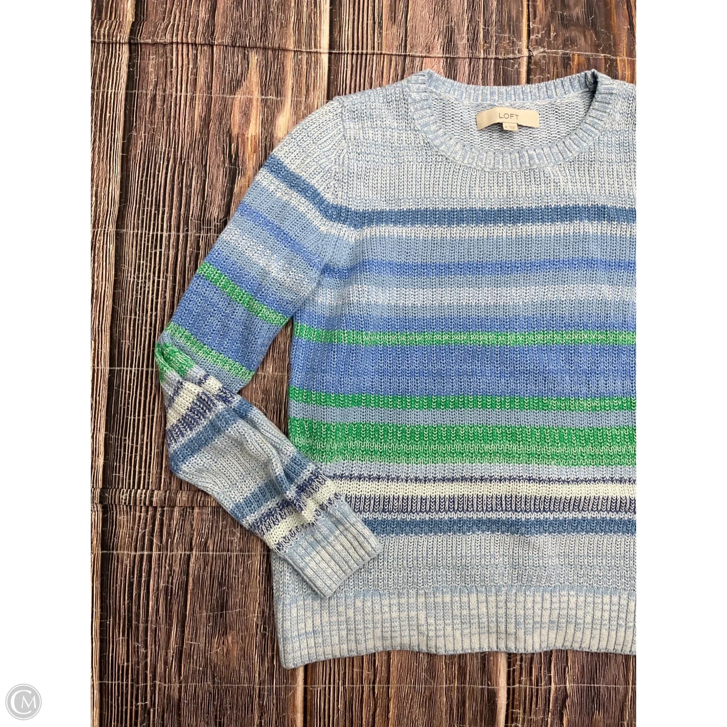 Sweater By Loft In Blue, Size: M