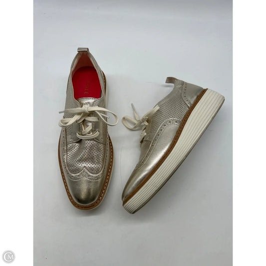 Shoes Flats By Cole-haan In Gold, Size: 6.5