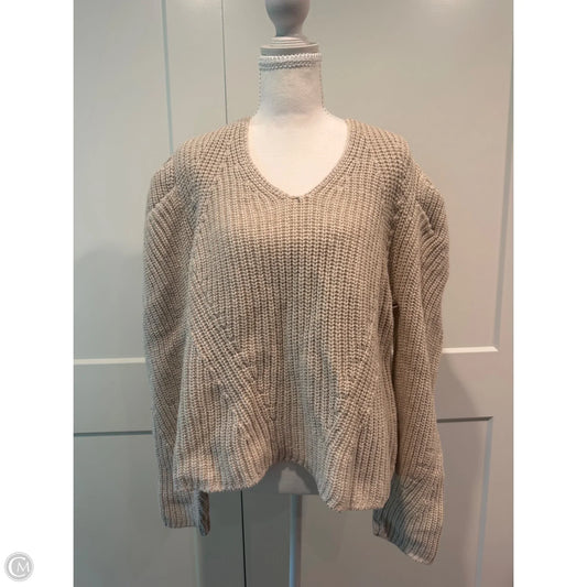 Sweater By Universal Thread In Tan, Size: 1x