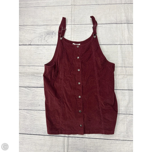 Dress Casual Short By Celebrity Pink In Red, Size: 4x