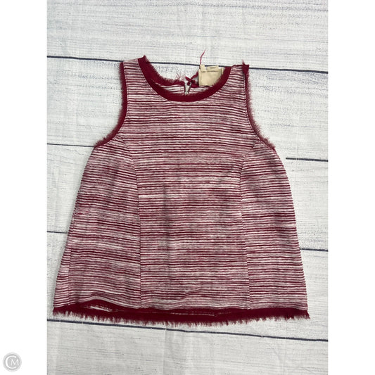 Tank Top By Anthropologie In Red, Size: M