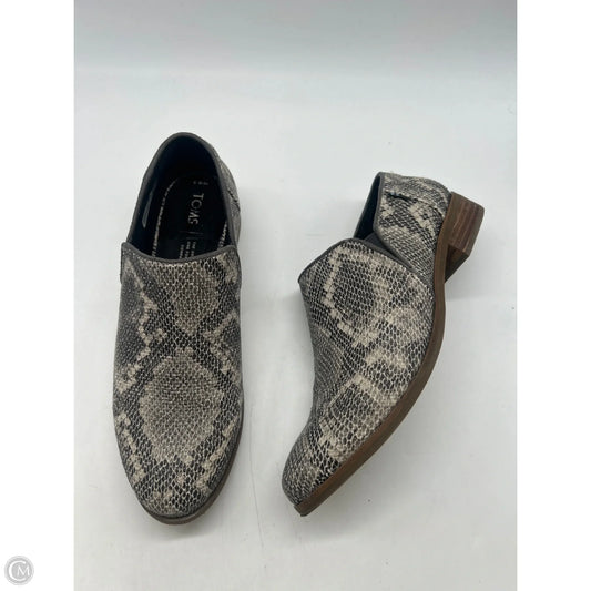 Shoes Heels Block By Toms In Animal Print, Size: 8.5