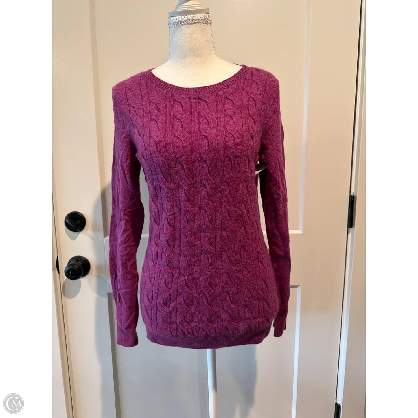 Sweater By Talbots In Purple, Size: M