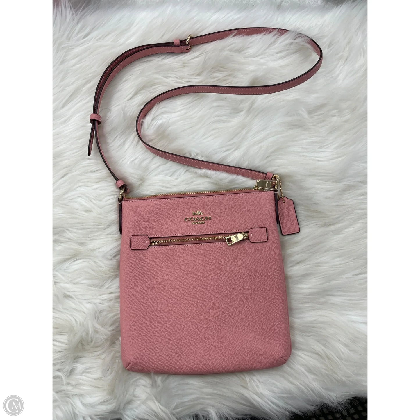 Crossbody Designer By Coach, Size: Medium