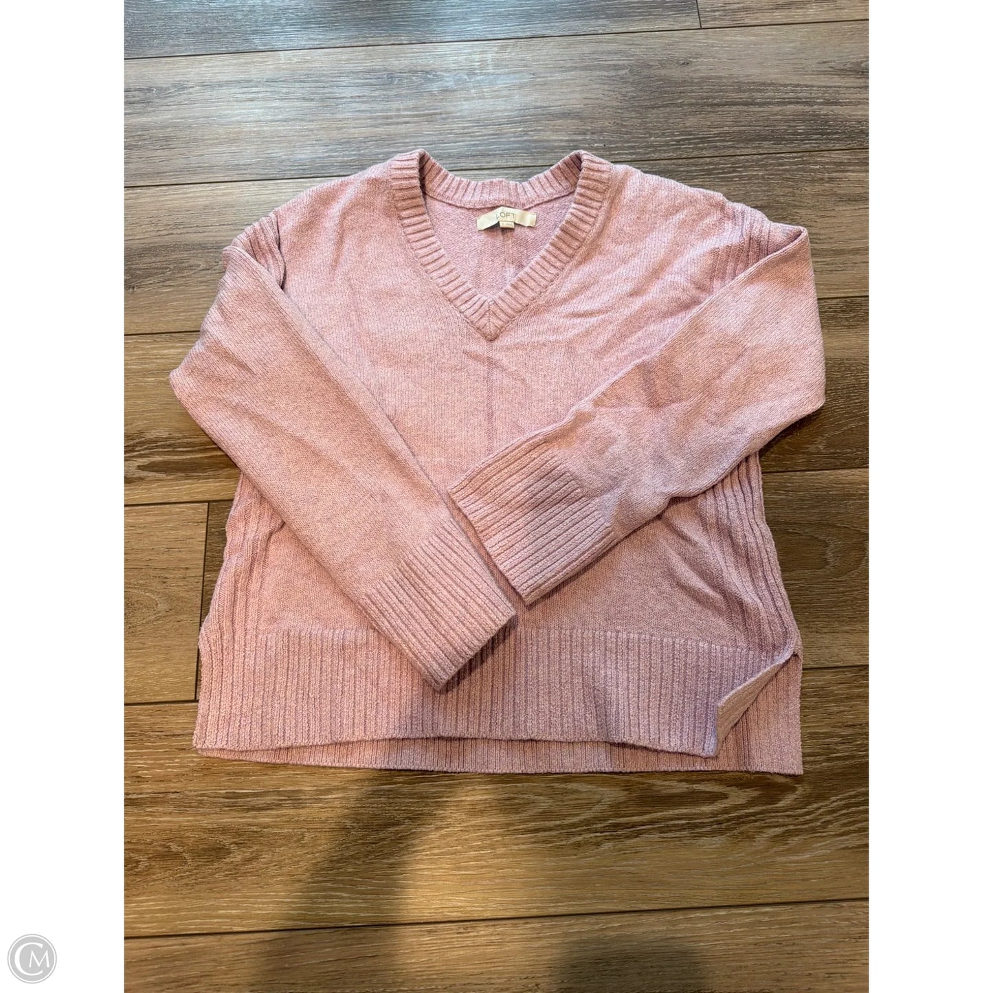 Sweater By Loft In Purple, Size: S