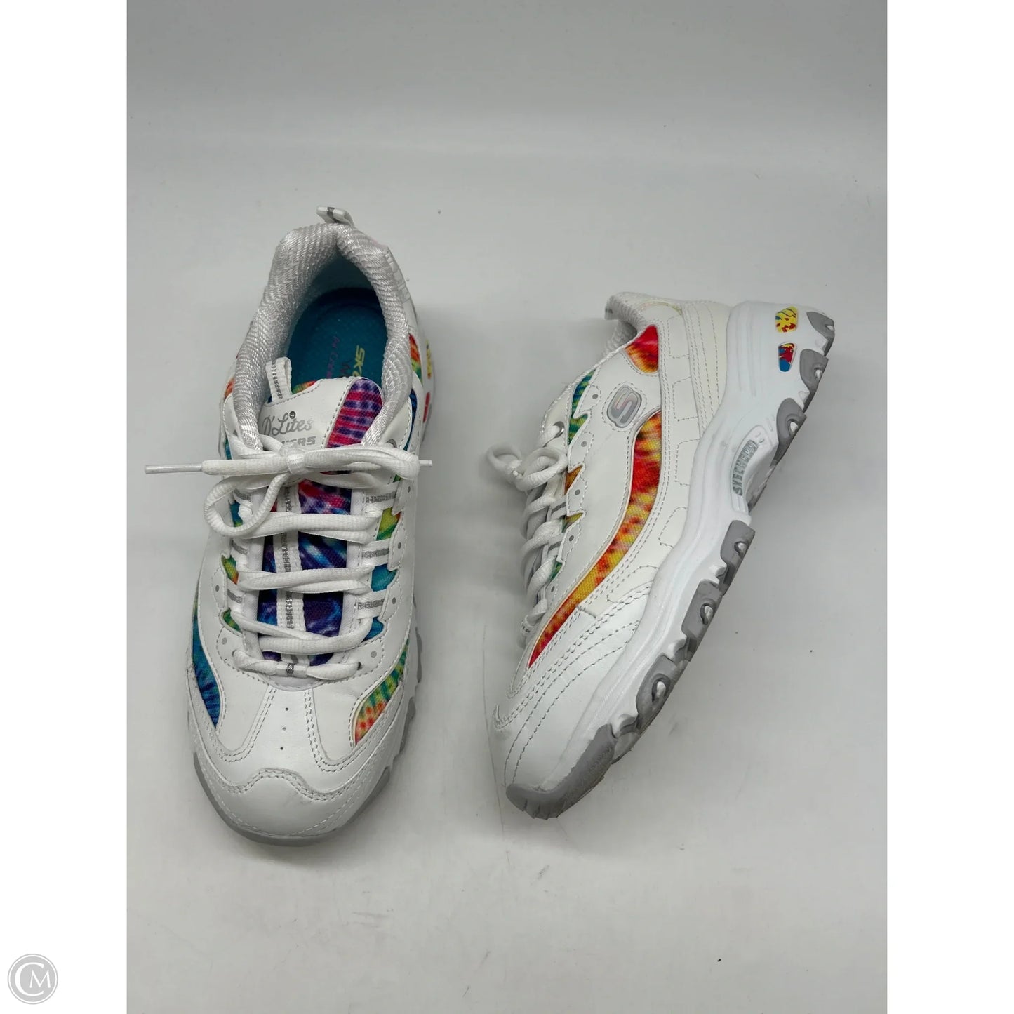 Shoes Athletic By Skechers In White, Size: 9