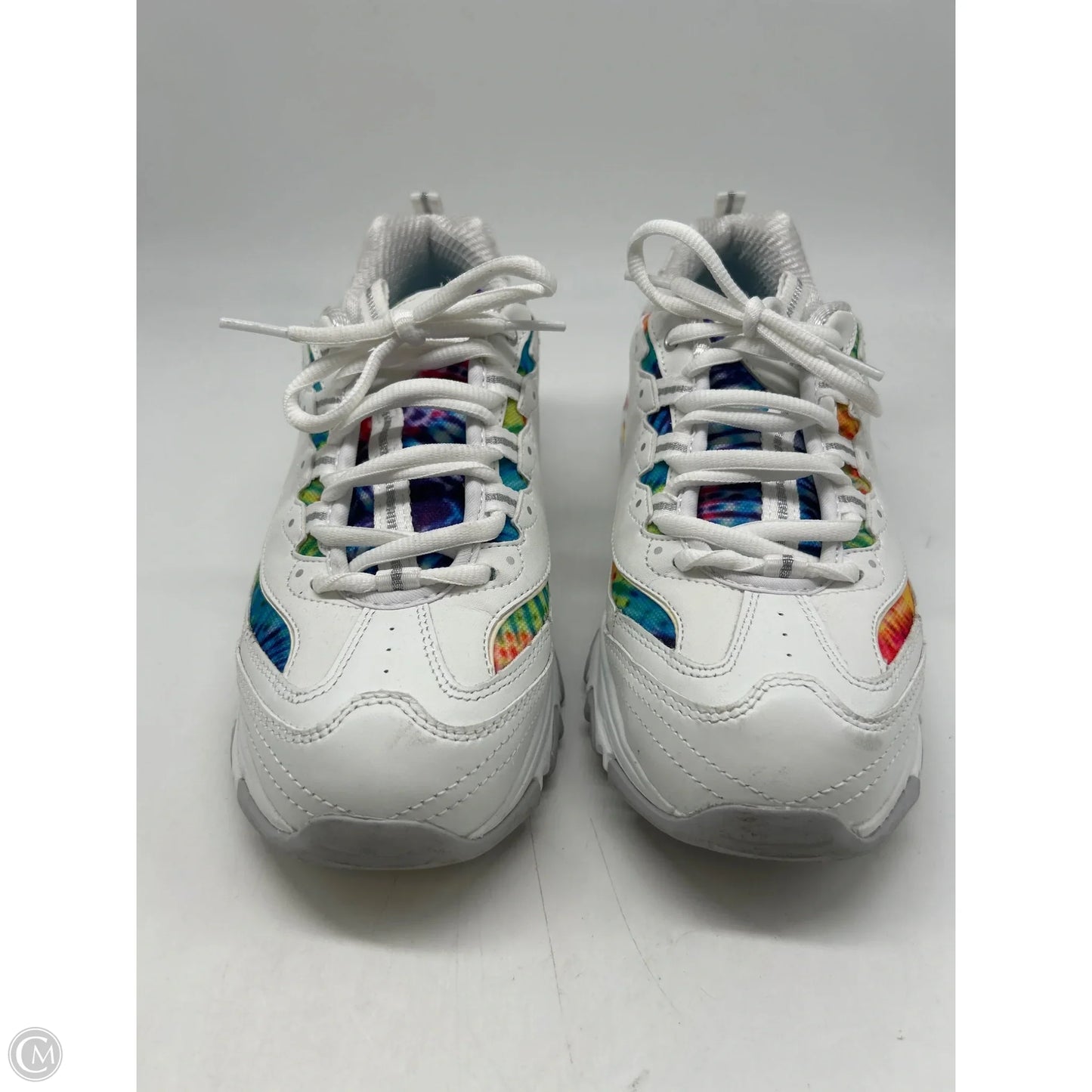 Shoes Athletic By Skechers In White, Size: 9