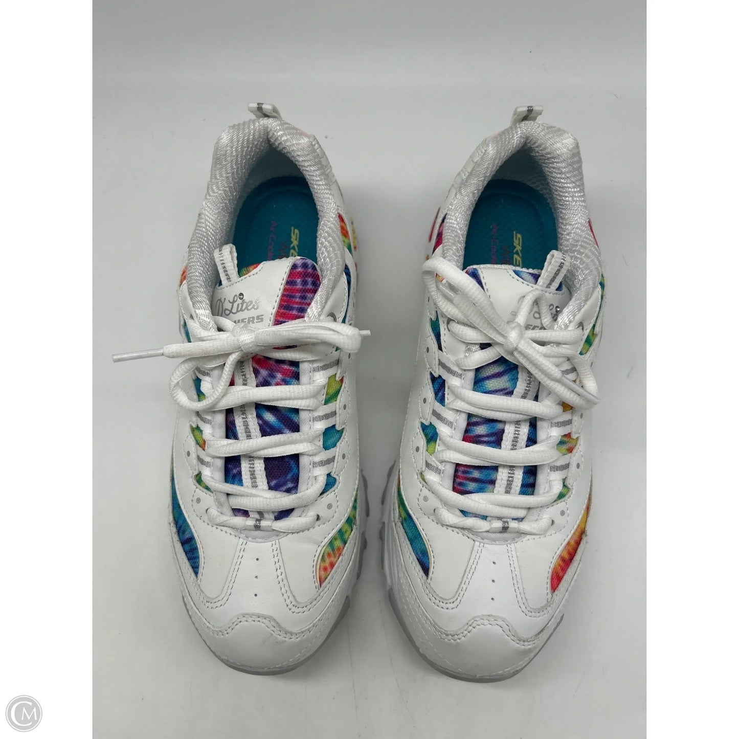 Shoes Athletic By Skechers In White, Size: 9