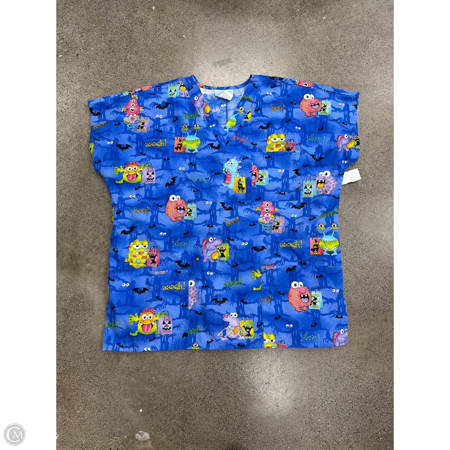 Top Short Sleeve By Clothes Mentor In Blue, Size: L