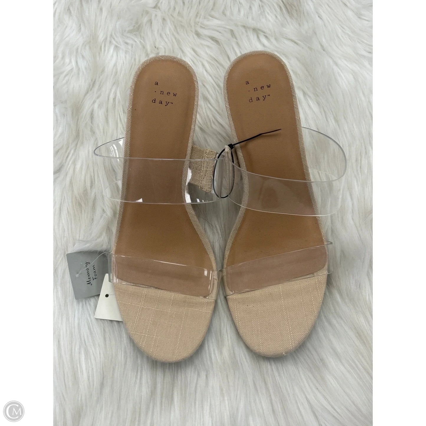 Shoes Heels Wedge By A New Day In Tan, Size: 10